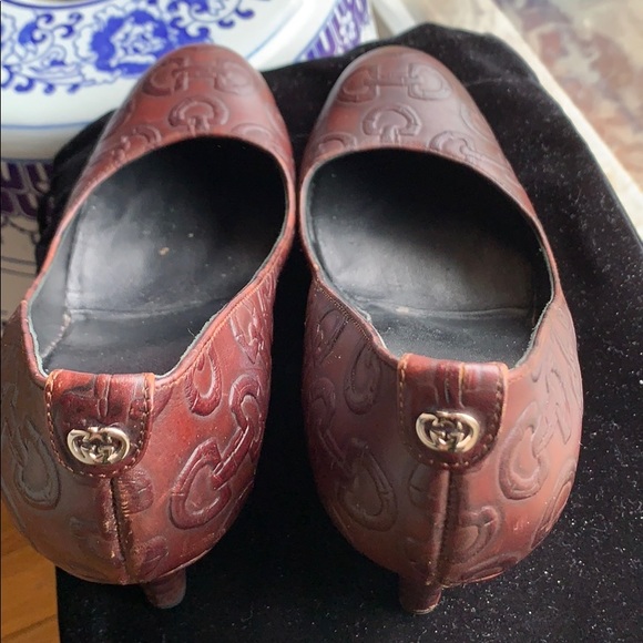 Gucci Vintage Collection shoes 👠 leather design - Picture 3 of 5